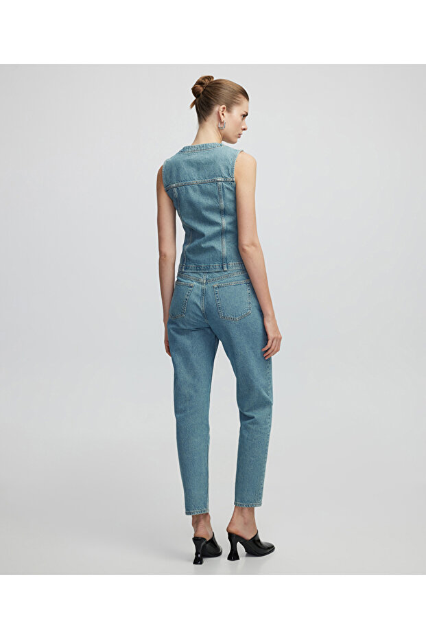 Denim yelek - 6
