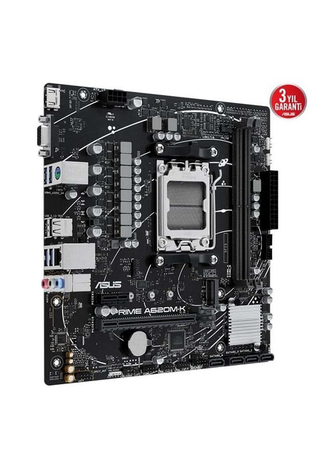Prime A620m-k 6400mhz (OC) Ddr5 Soket Am5 M.2 Hdmı Vga Matx Anakart - 2