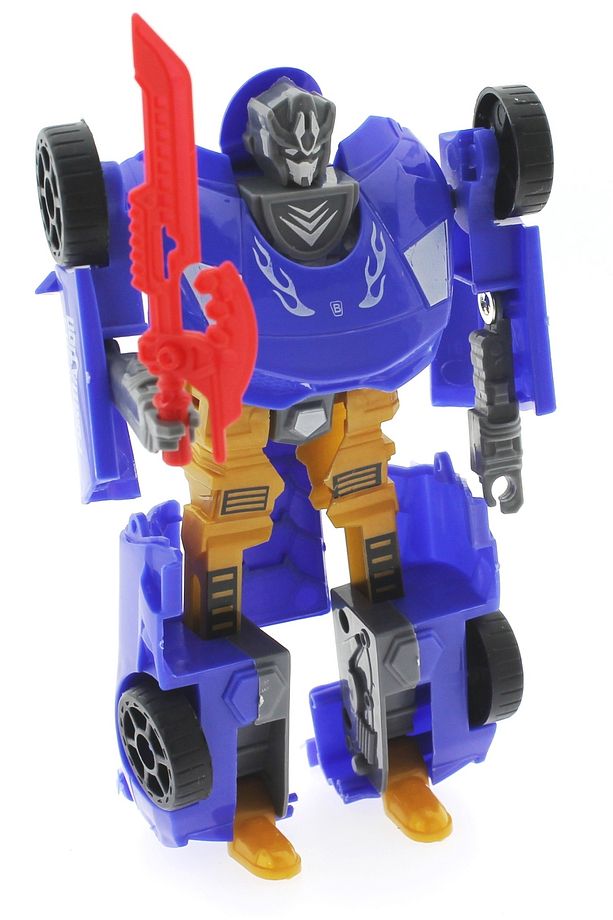 Araca Dönüşen Mavi Güçlü Robot - 2