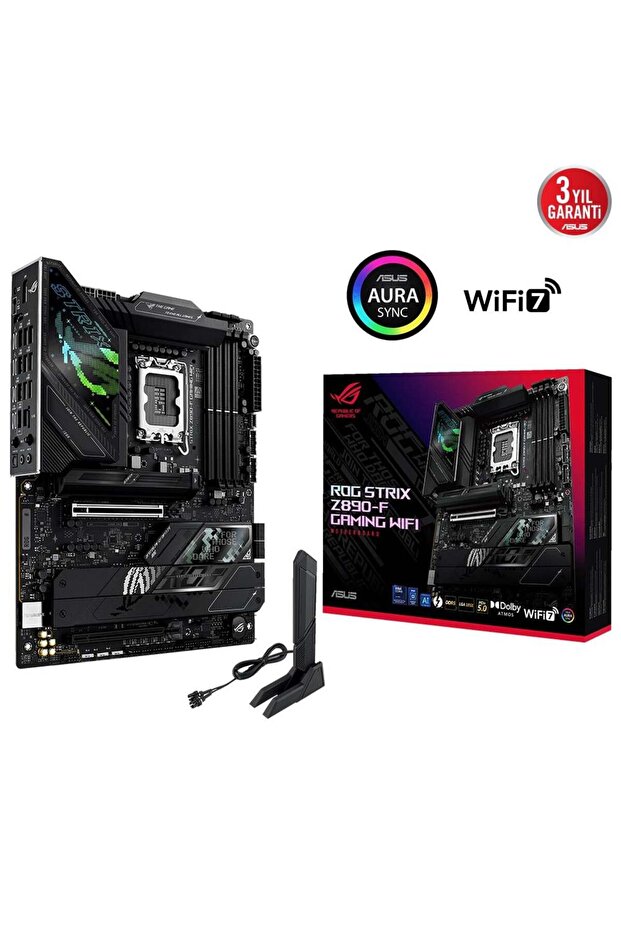 Rog Strıx Z890-f Gamıng Wıfı Ddr5 5xm2 Usb3.2 Rgb Lan Atx - 1