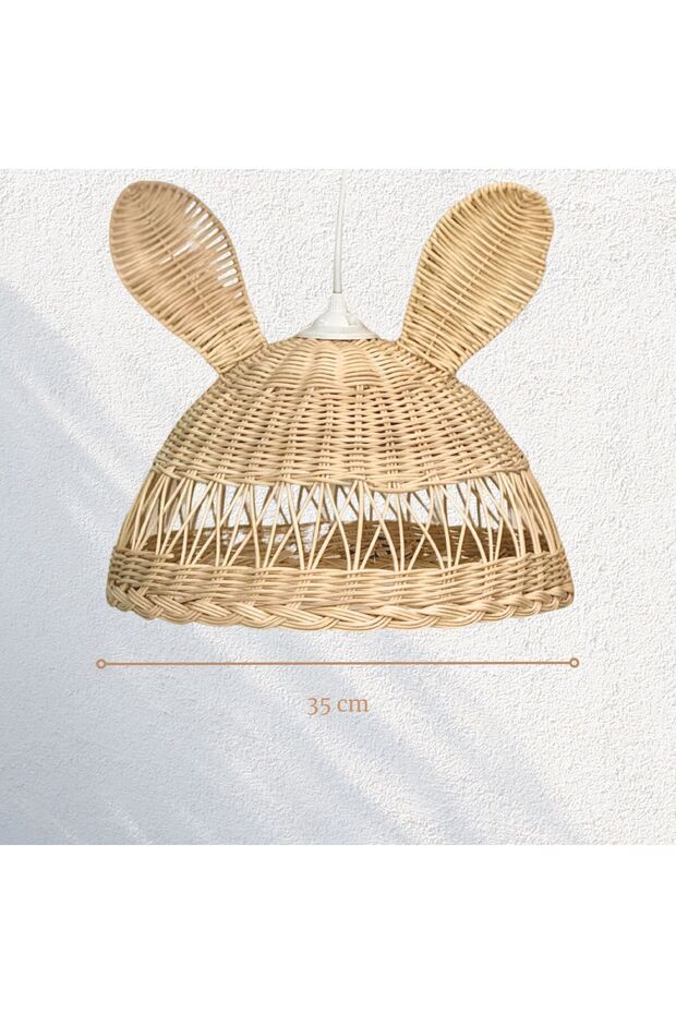 Bunny Rattan Bambu Avize - 3