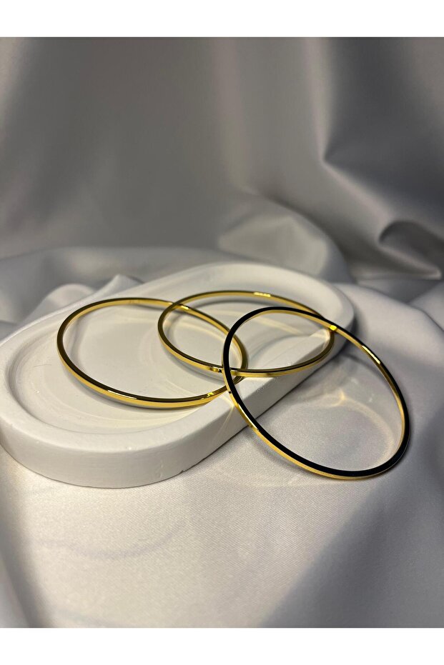 3'lü Çelik Ajda Model Bilezik - 1