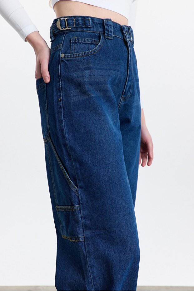 0606 Model Intermediate Blue Palazzo Jean - 6