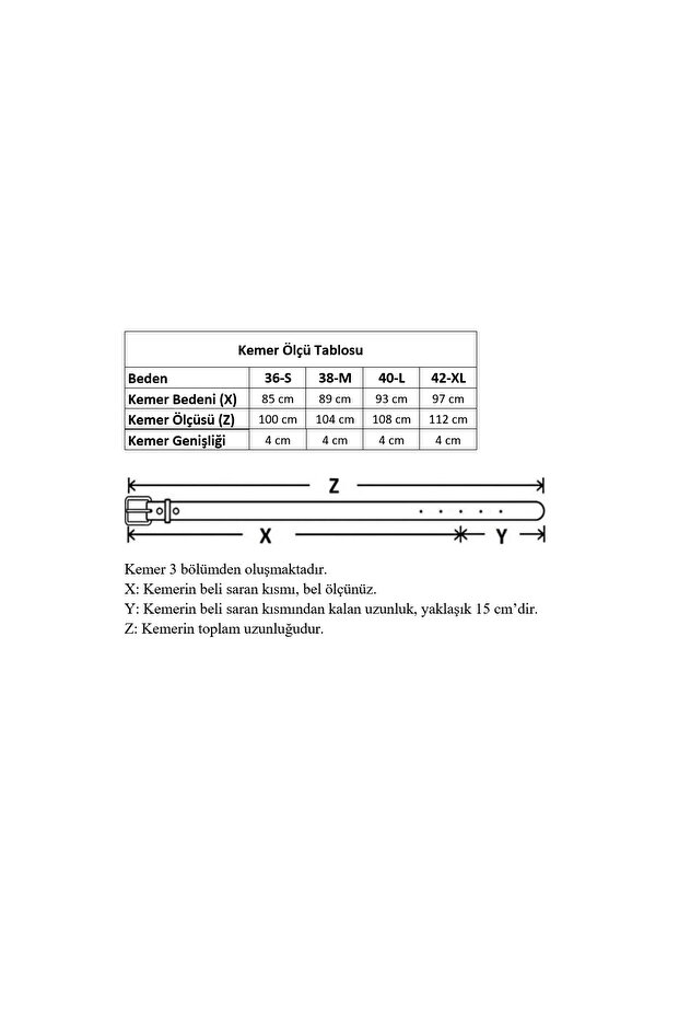 حزام بإبزيم مستطيل بلون ذهبي أسود - 3