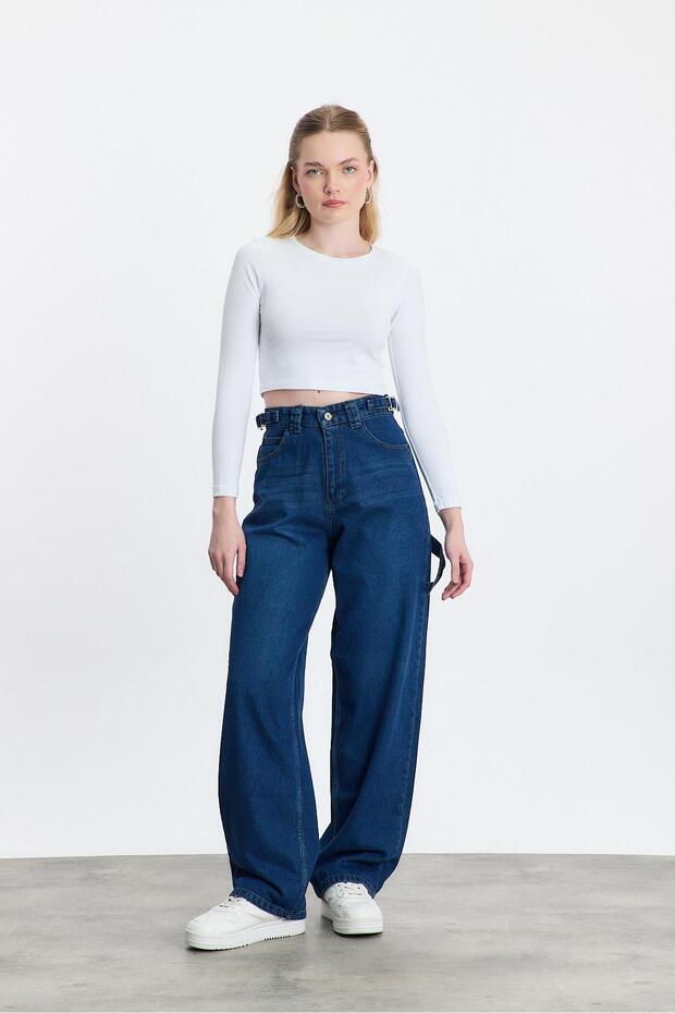 0606 Model Intermediate Blue Palazzo Jean - 2