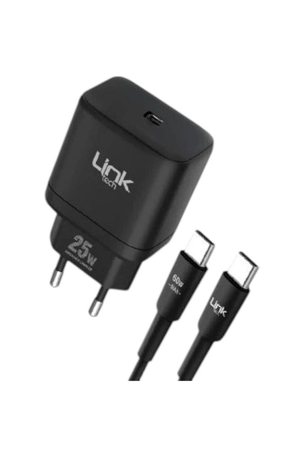 Link Tech C212 25w Pd Type-c To Type-c Kablolu Hızlı Şarj Aleti Set - 1