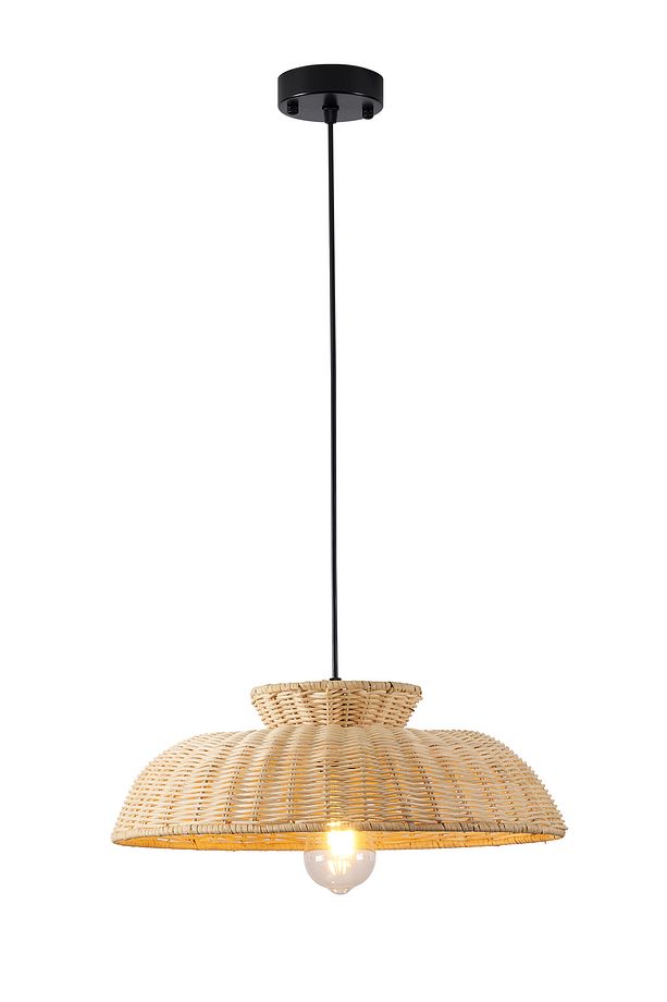 Enrico Tekli Rattan Modern Tasarım Oturma Odası Avize - 3