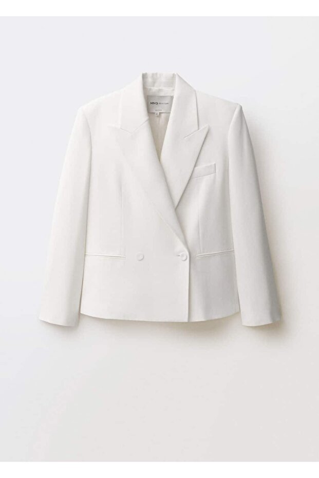 Oversize kruvaze blazer ceket - 3