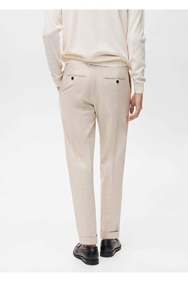 Pants with Curling Cuff - 4