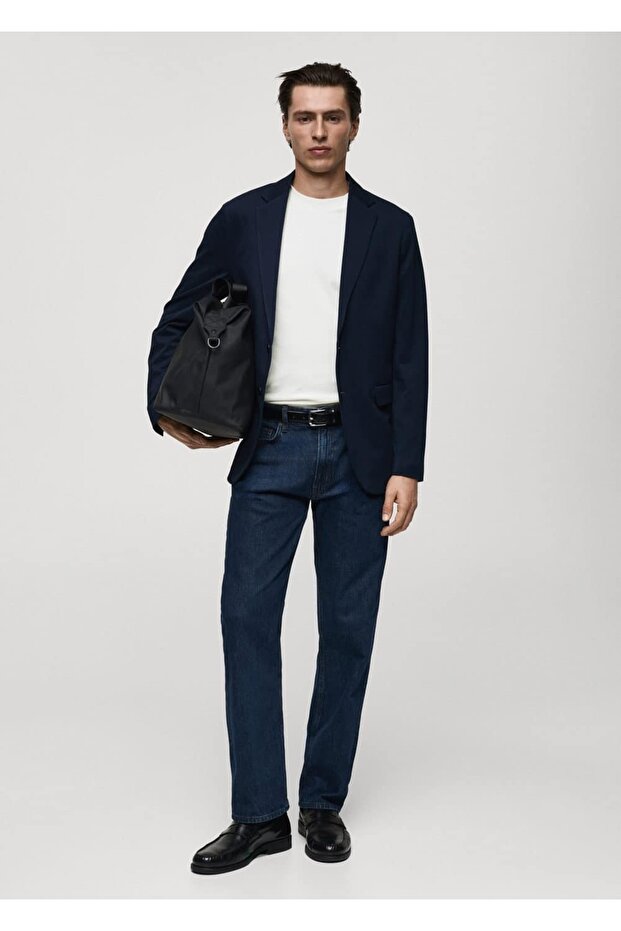 Regular kesim %100 pamuklu tişört - 2