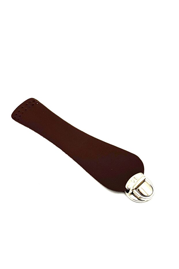 غطاء حقيبة قفل بني صغير - 3