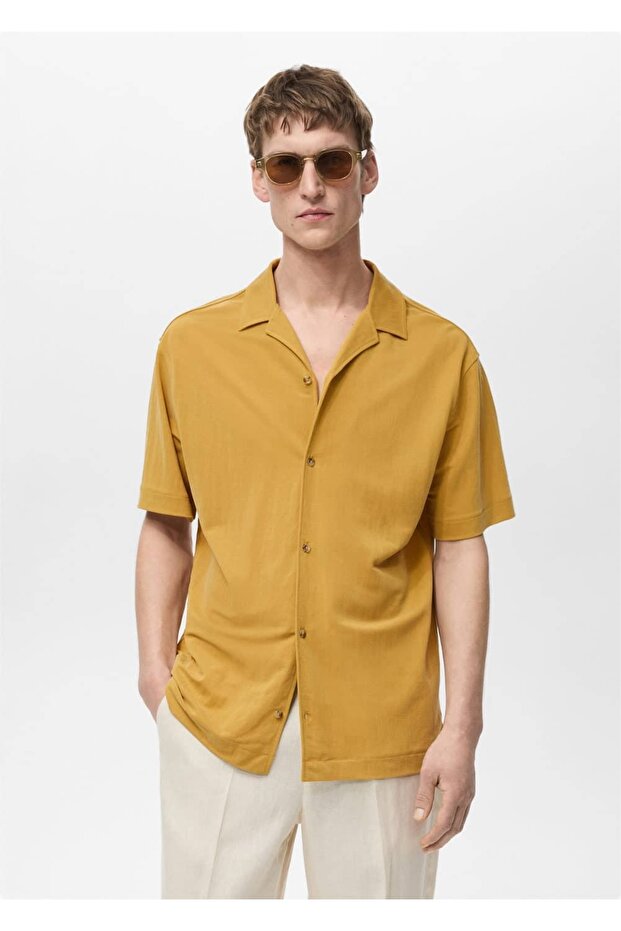 Bowling yaka modal gömlek - 1