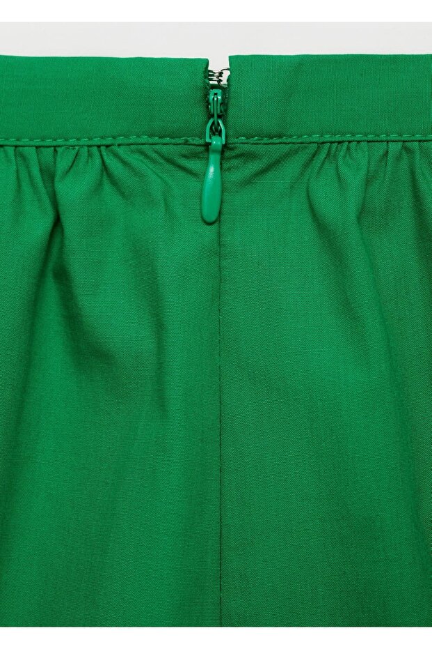 Evaze pamuklu etek - 5