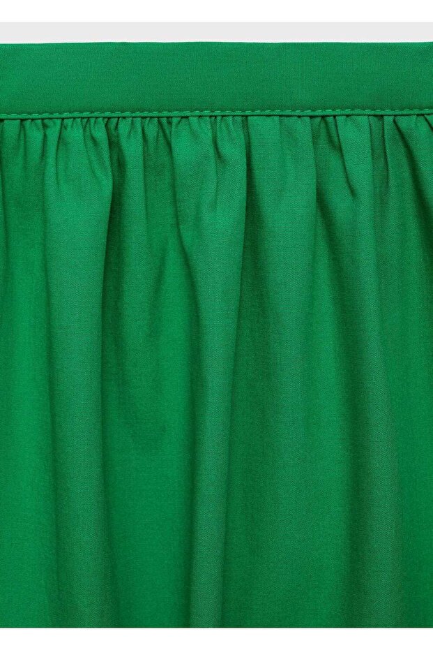 Evaze pamuklu etek - 6