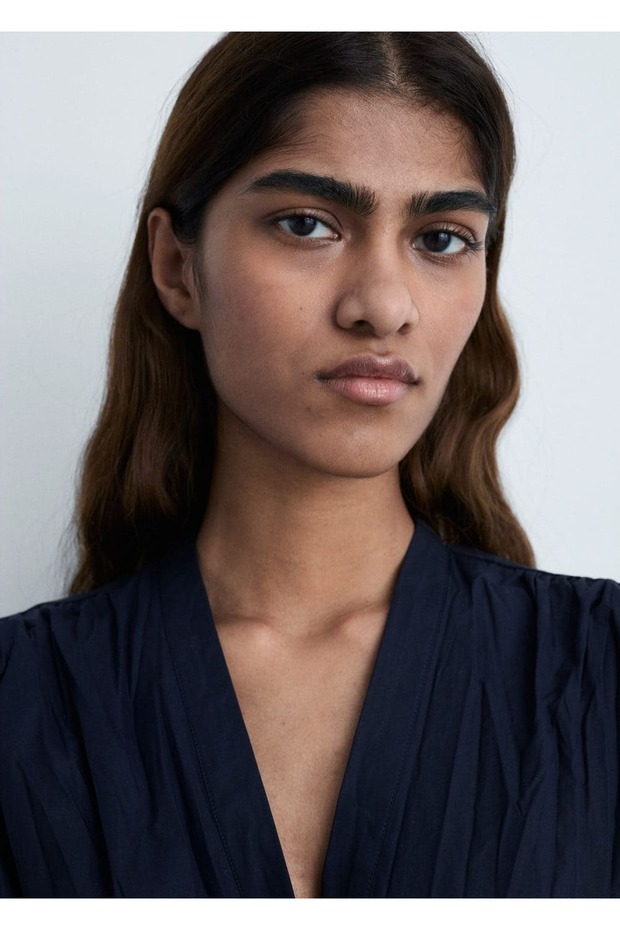 Fiyonklu dokuma elbise - 5