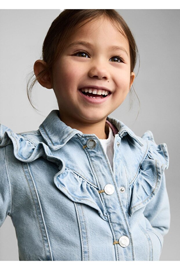 Volanlı Denim Mont - 7