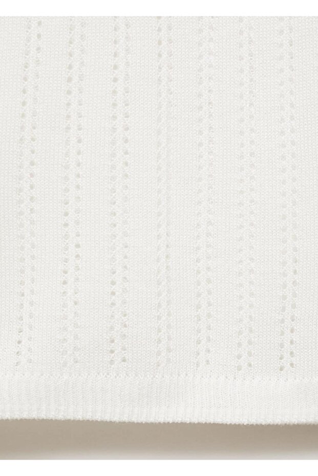 Ajur örgü detaylı gecelik - 8