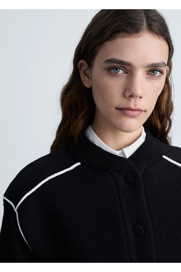 Triko bomber ceket - 7