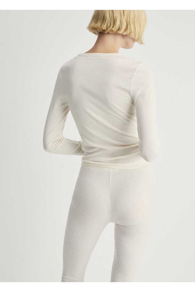 Ribana Yuvarlak Yaka Tişört - 4