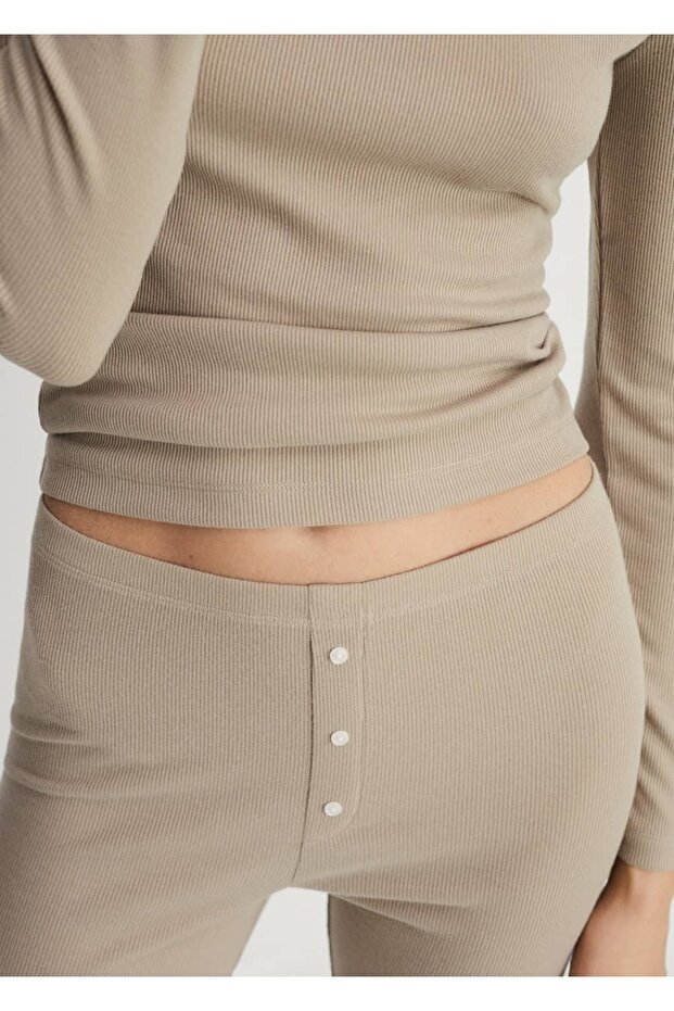 Fitilli dokuma pantolon - 8