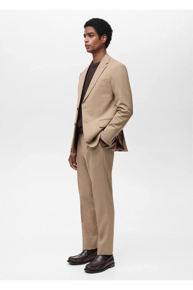 Turin %100 saf yün blazer ceket - 5