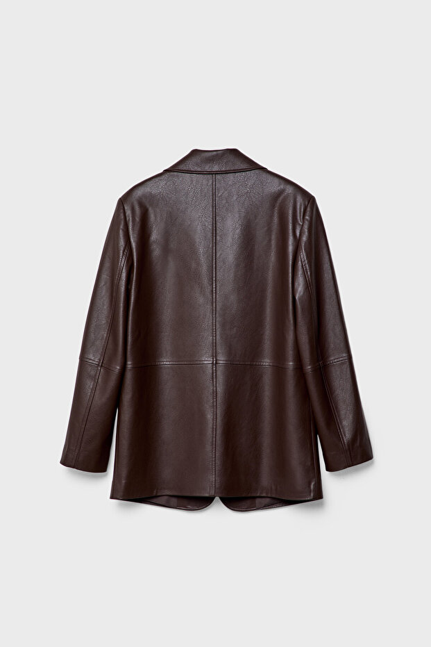 Suni deri blazer - 6