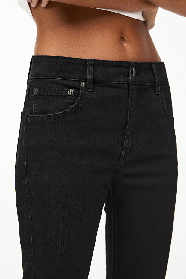 Orta bel skinny jean - 4
