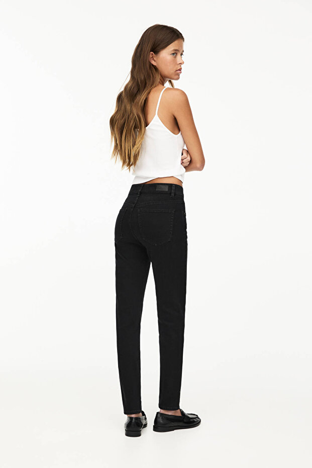 Orta bel skinny jean - 3