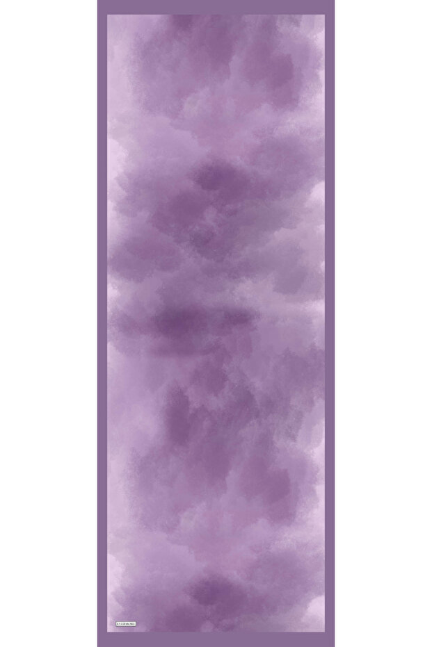 شال أناقة - نمط سحابة - EM016-17 - أرجواني - 2