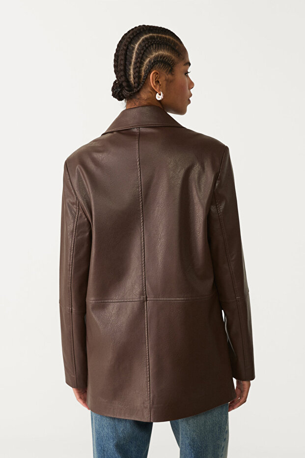 Suni deri blazer - 3