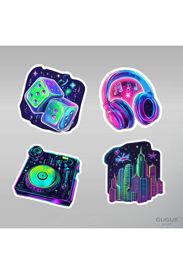 Neon Sticker Seti - 7
