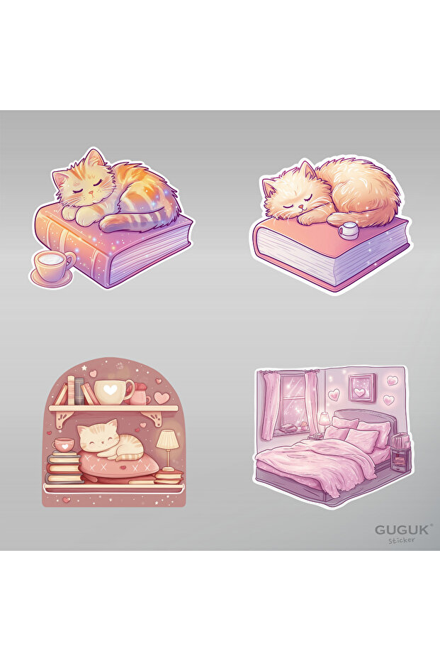 Pembe Sticker Seti - 3