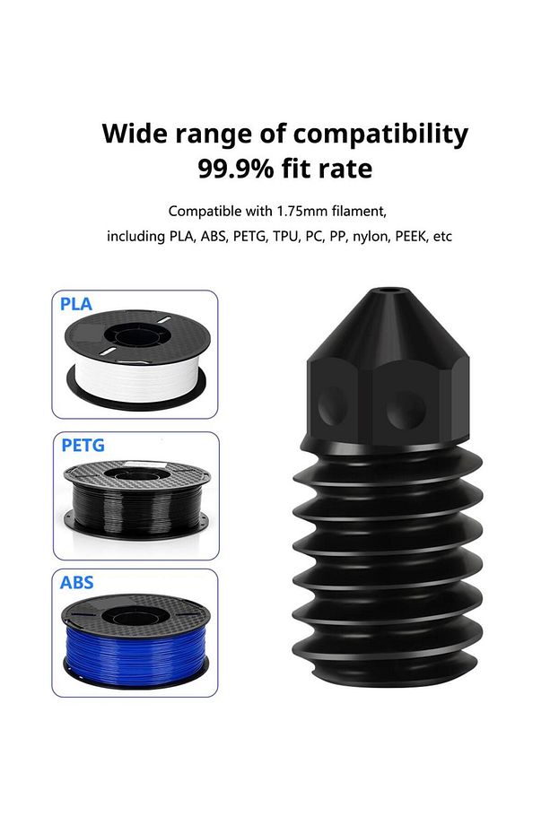 Bambu Lab A1-A1 Mini Sertleştirilmiş  Çelik Nozzle 500°C(0.6mm) - 4