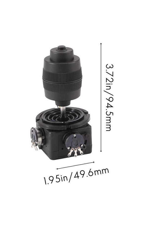 4 Eksen Joystick Üstten Butonlu 10K Pot. Ptz 4D Otomasyon Endüstriyel Vinç Kontrol(JH-D400X-R4) - 2