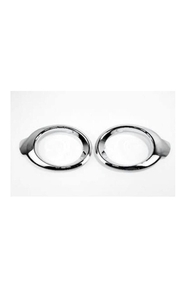 Fog Headlight Frame-Right/Left Set (Nickelaged) - Partner - Berlingo Compatible (Ref: 1608323880 G-D) Domestic