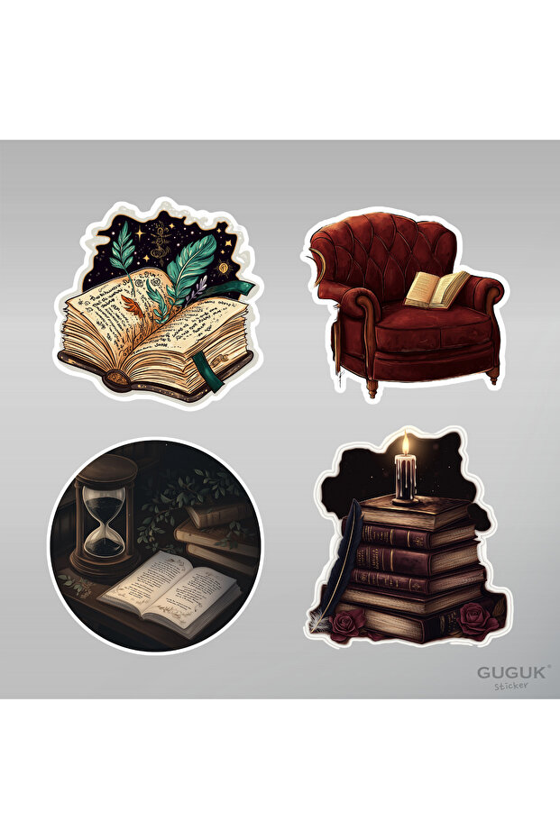 Dark Academia Sticker Seti - 4