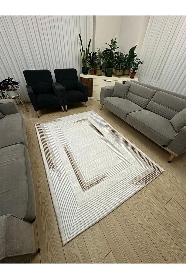 Lastikli Mikro Polar Halı Örtüsü - Kalın Kumaş - Ekstra Dayanıklı - Yıkanabilir - 2