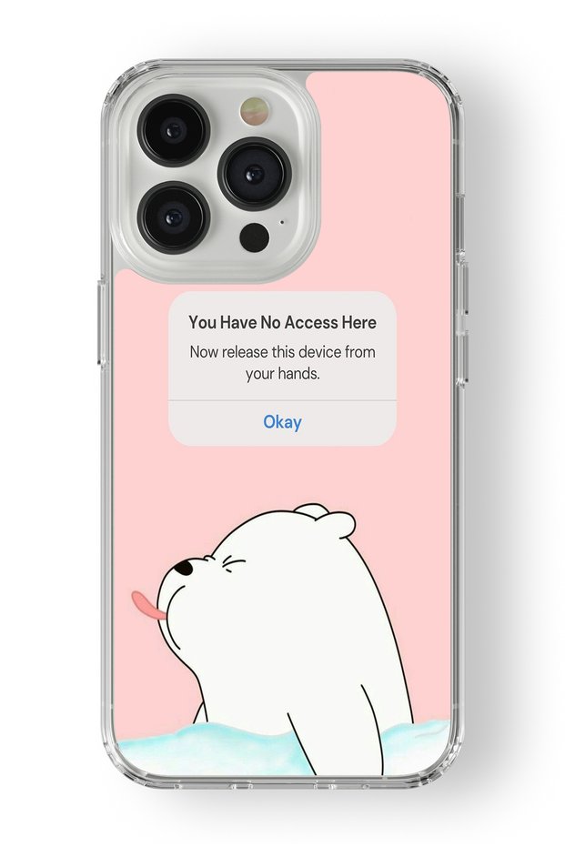 حافظة شفافة مطبوعة بتصميم متوافق مع هاتف iPhone 16 Pro Max بدون إمكانية الوصول إلى هنا