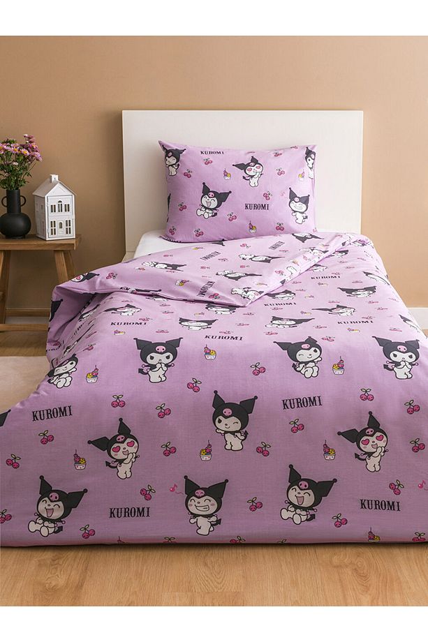 Kuromi Baskılı Tek Kişilik Çocuk Nevresim Takımı - 1