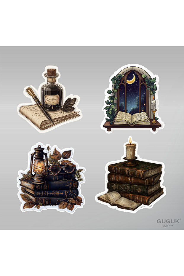 Dark Academia Sticker Seti - 2