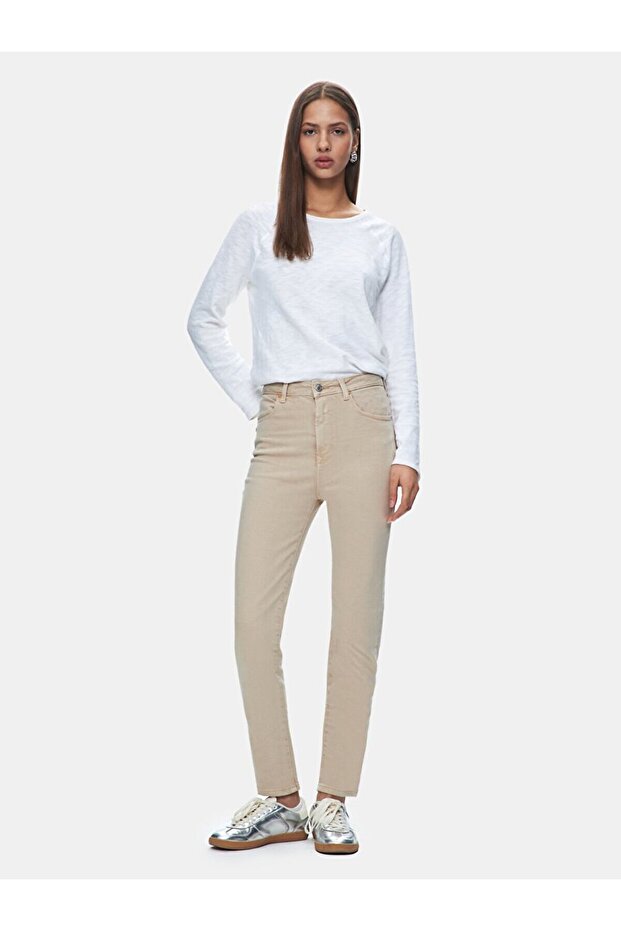Dores Slim Mom Jean High Waist Pants