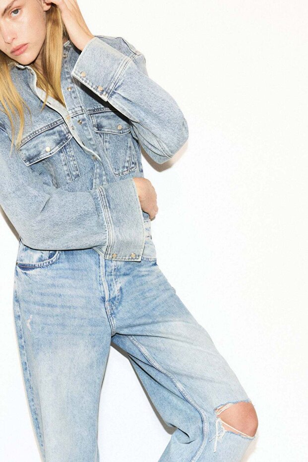 جينز مستقيم عادي - 2