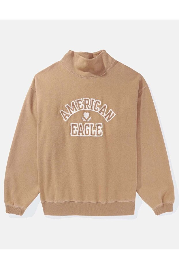 AE Mock Neck Logo Sweatshirt - 3