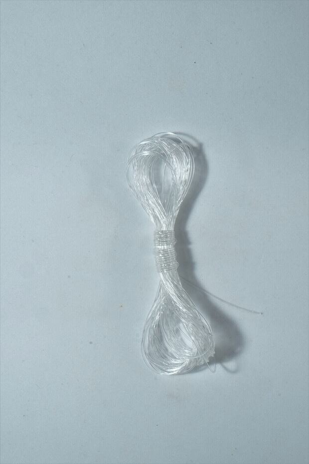 0.8 Mm Transparent Rubber Flexible Line 8 Meters Bracelet Rosary Lanyard Line