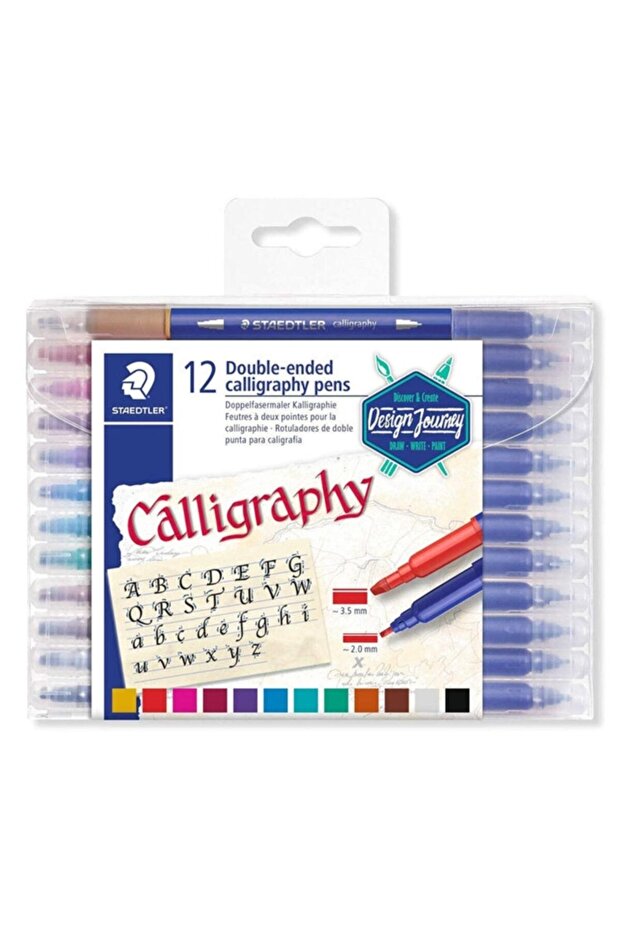 3005 Calligraphy Pen Double Sided Pack of 12