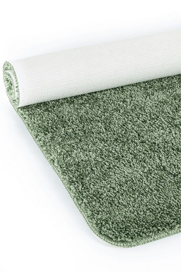 Çağla Soft Shaggy Yumuşak Kaymaz Tabanlı Daire Yıkanabilir Halı - 6