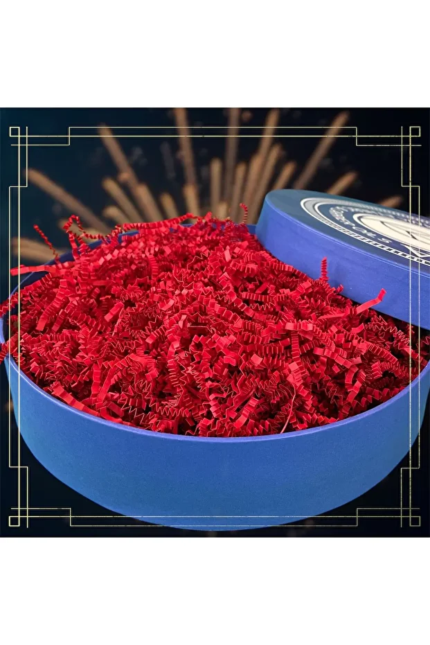 1 Kg Gr Zigzag Kırpık Kağıt , Kırpıntı Kağıt * Kırmızı - 2