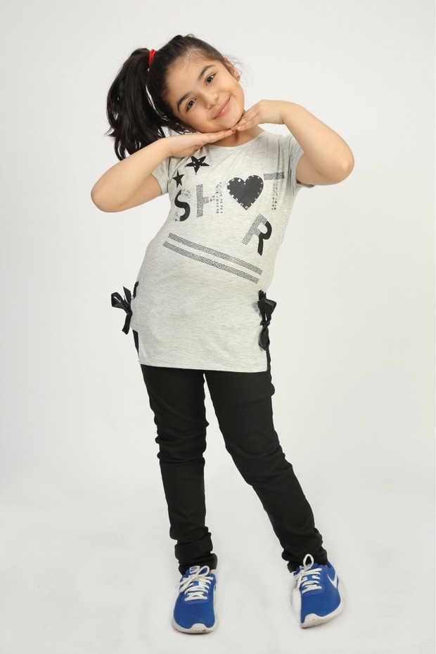 Girl's Side-Piped T-Shirt