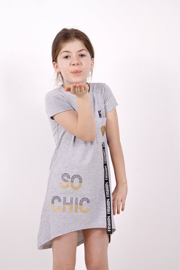 Girl's So Chic Printed Dress