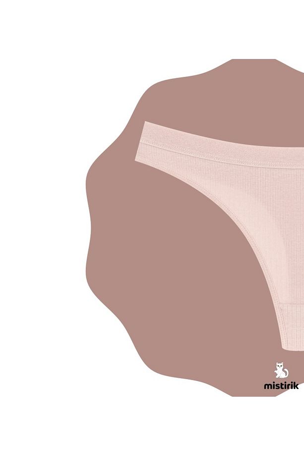 Paulo Model Fitilli Ve Esnek Yumuşak Kumaşlı String Külot Açık Pembe Renk - 3